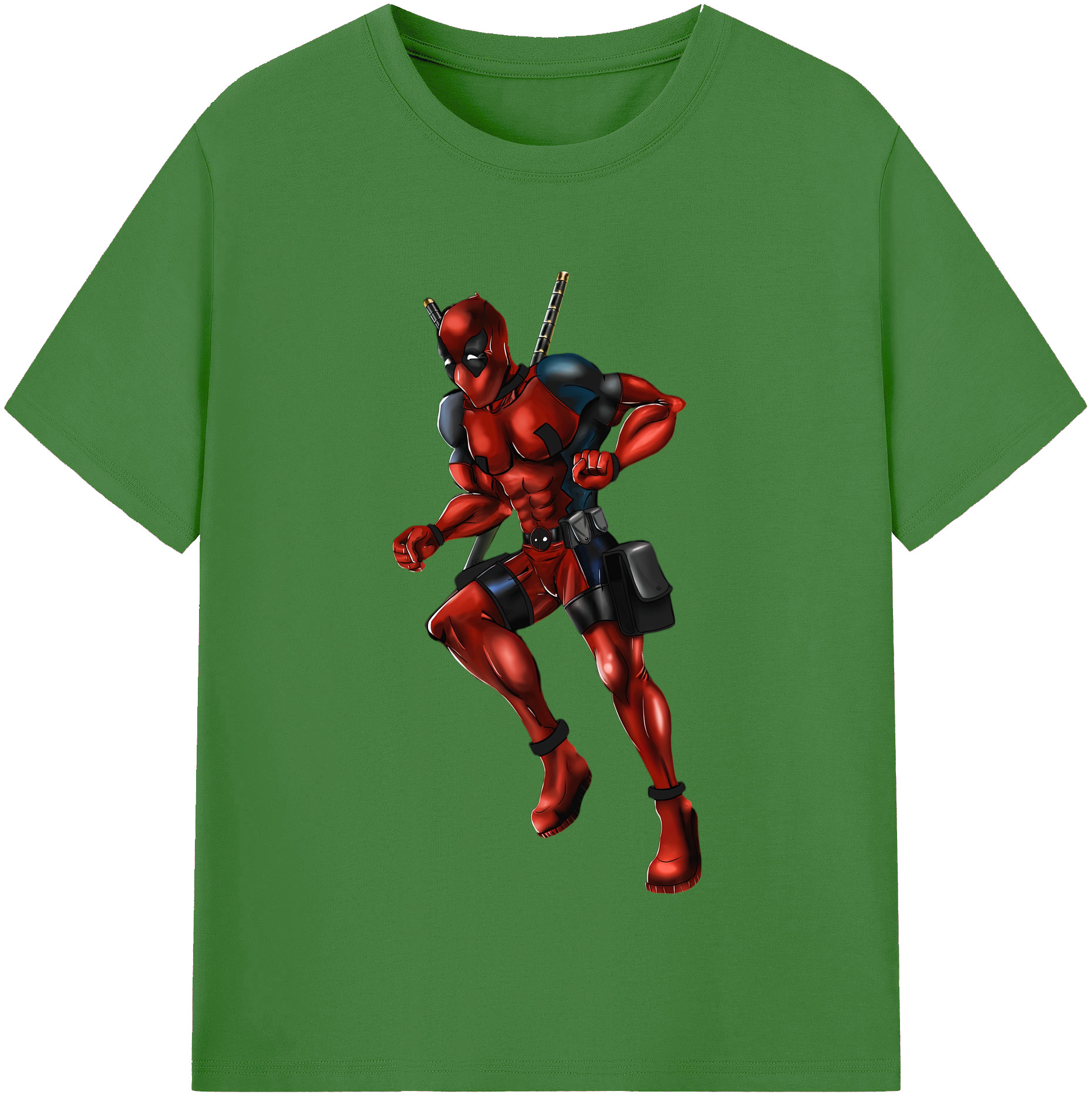 （画像用） Deadpool デッドプール レディースカジュアルプリントTシャツ（綿100％）